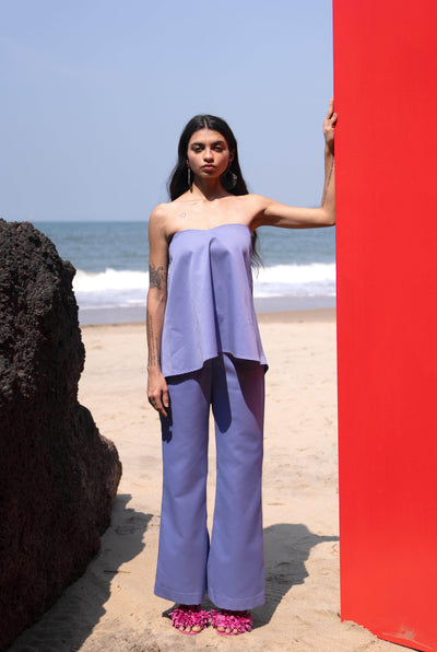 OFF SHOULDER PANT SET - dash and dot