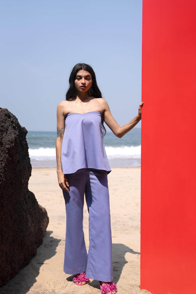 LAVENDER STRAIGHT PANT - dash and dot