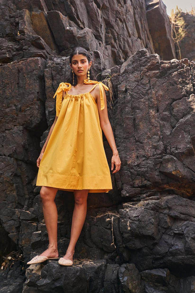 SUNFLOWER COTTON MINI - dash and dot dash and dot