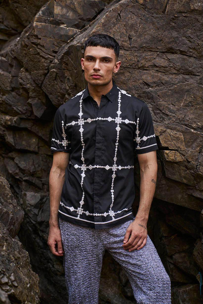 EMBROIDERED SHIRT - dash and dot dash and dot