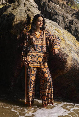 EARTH TONED PRINTED PANT - dash and dot
