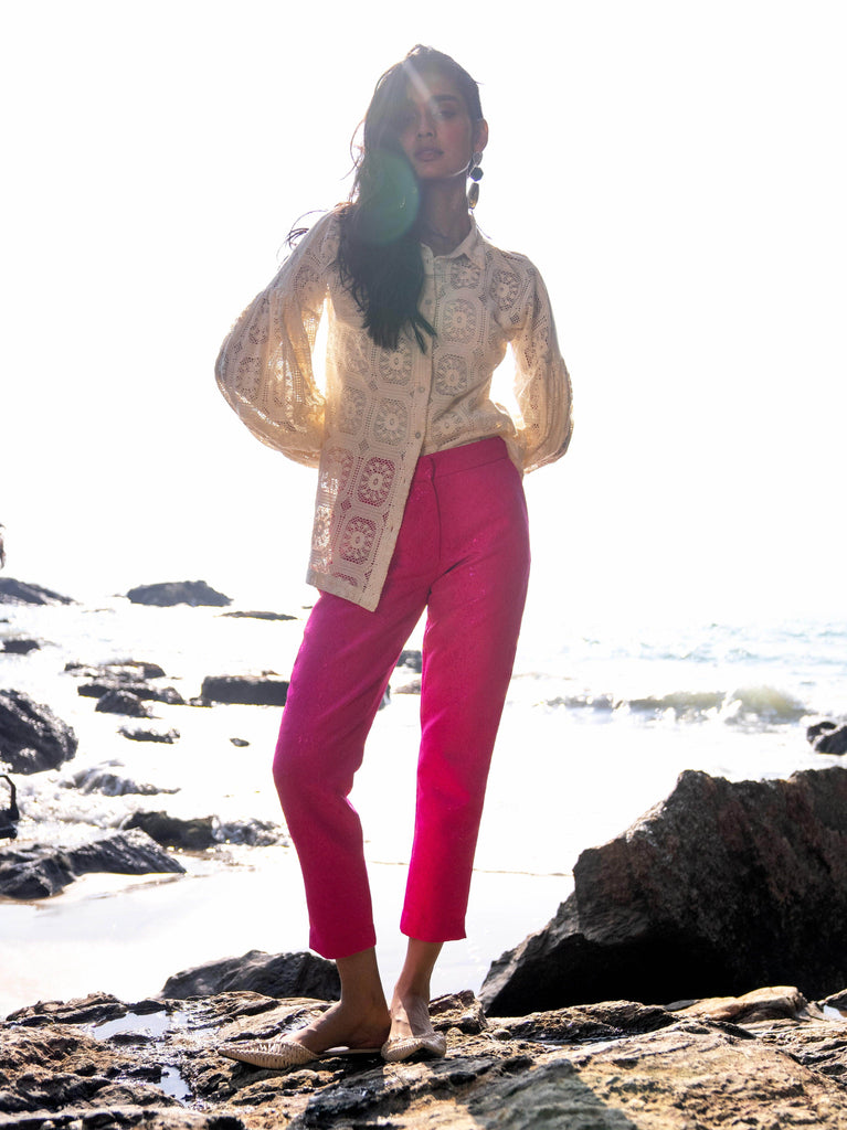 BROCADE PANT - dash and dot dash and dot