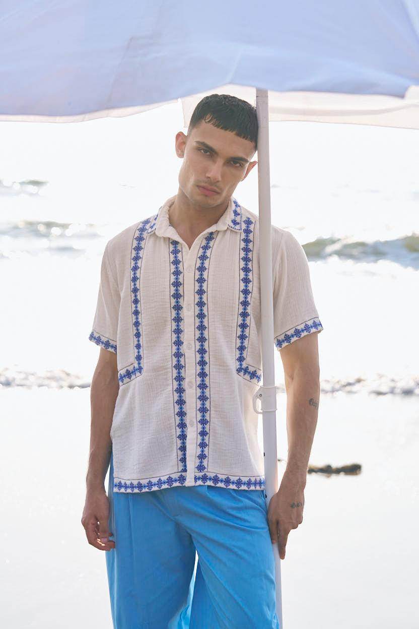 EMBROIDERED SHIRT - dash and dot