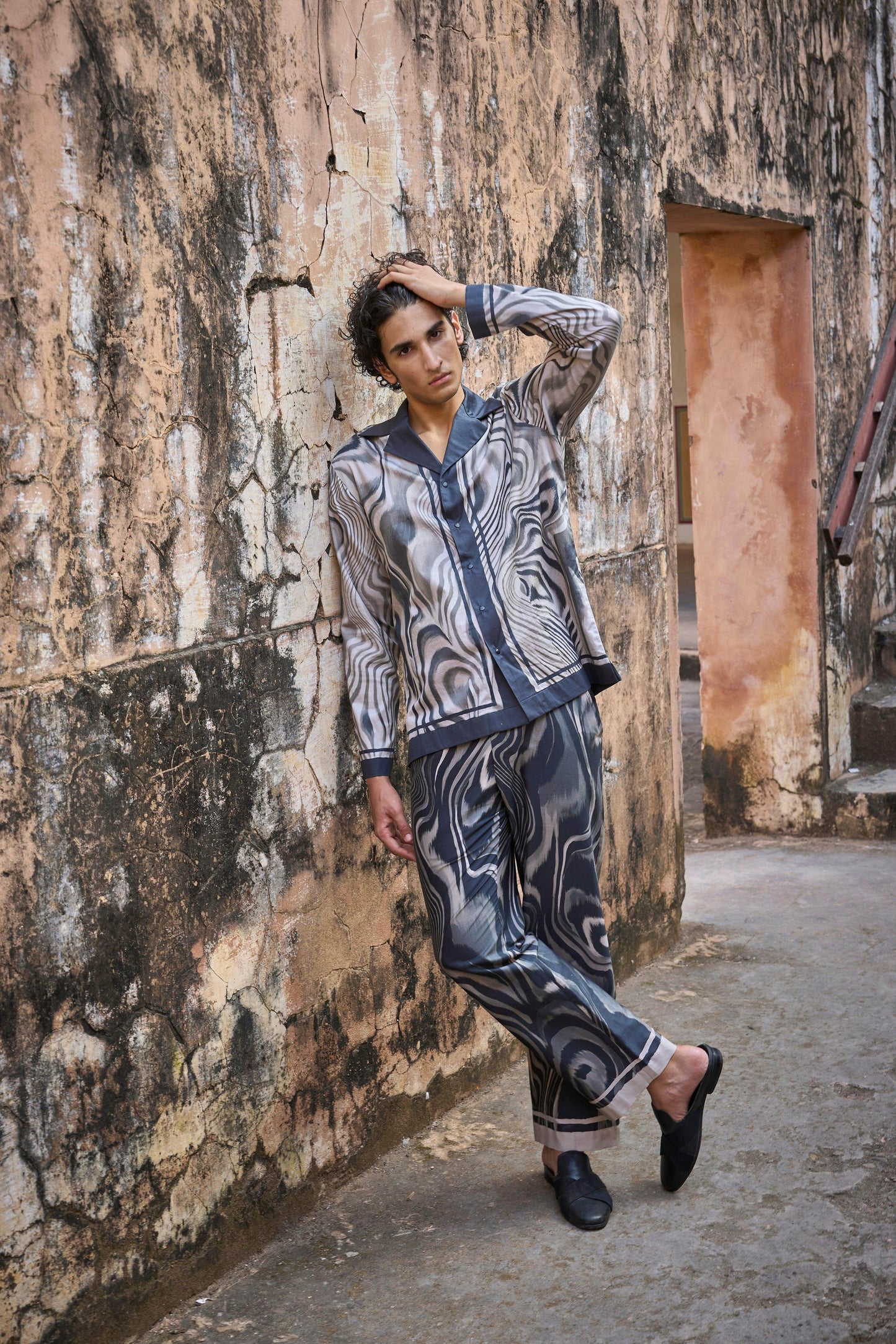 MARBLE PRINT PANT - dash and dot