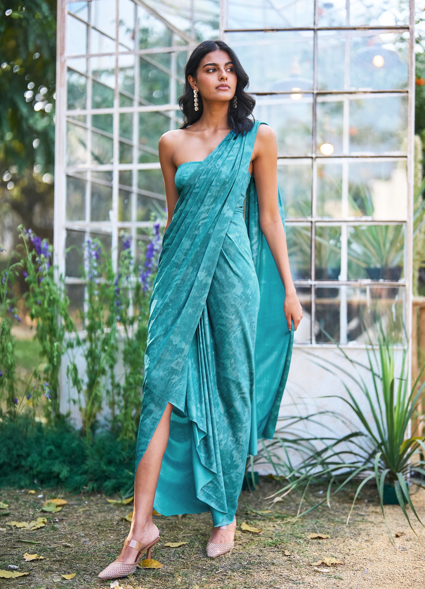 SARI DRAPE GOWN
