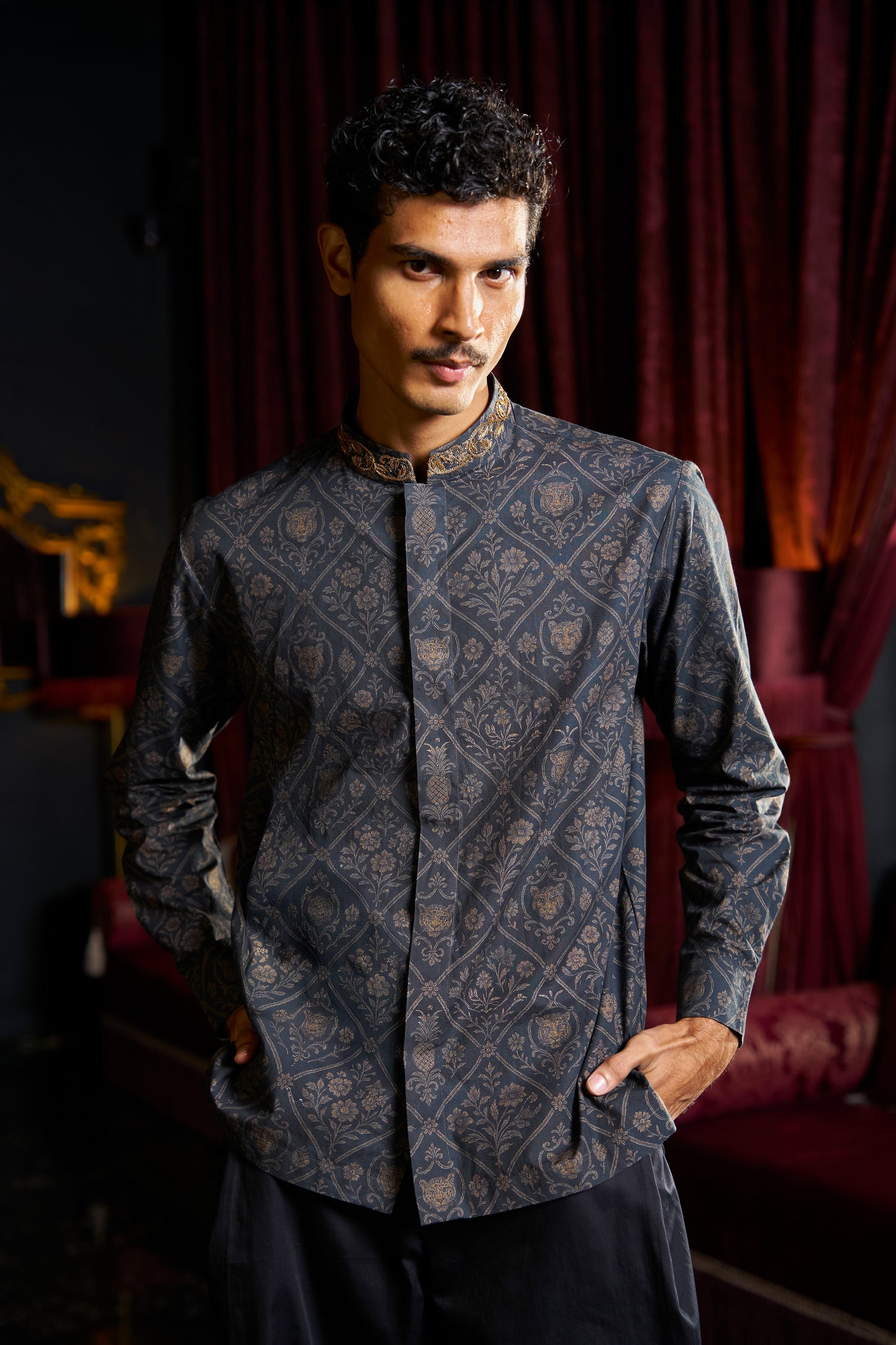 ZARDOZI PRINTED SHIRT