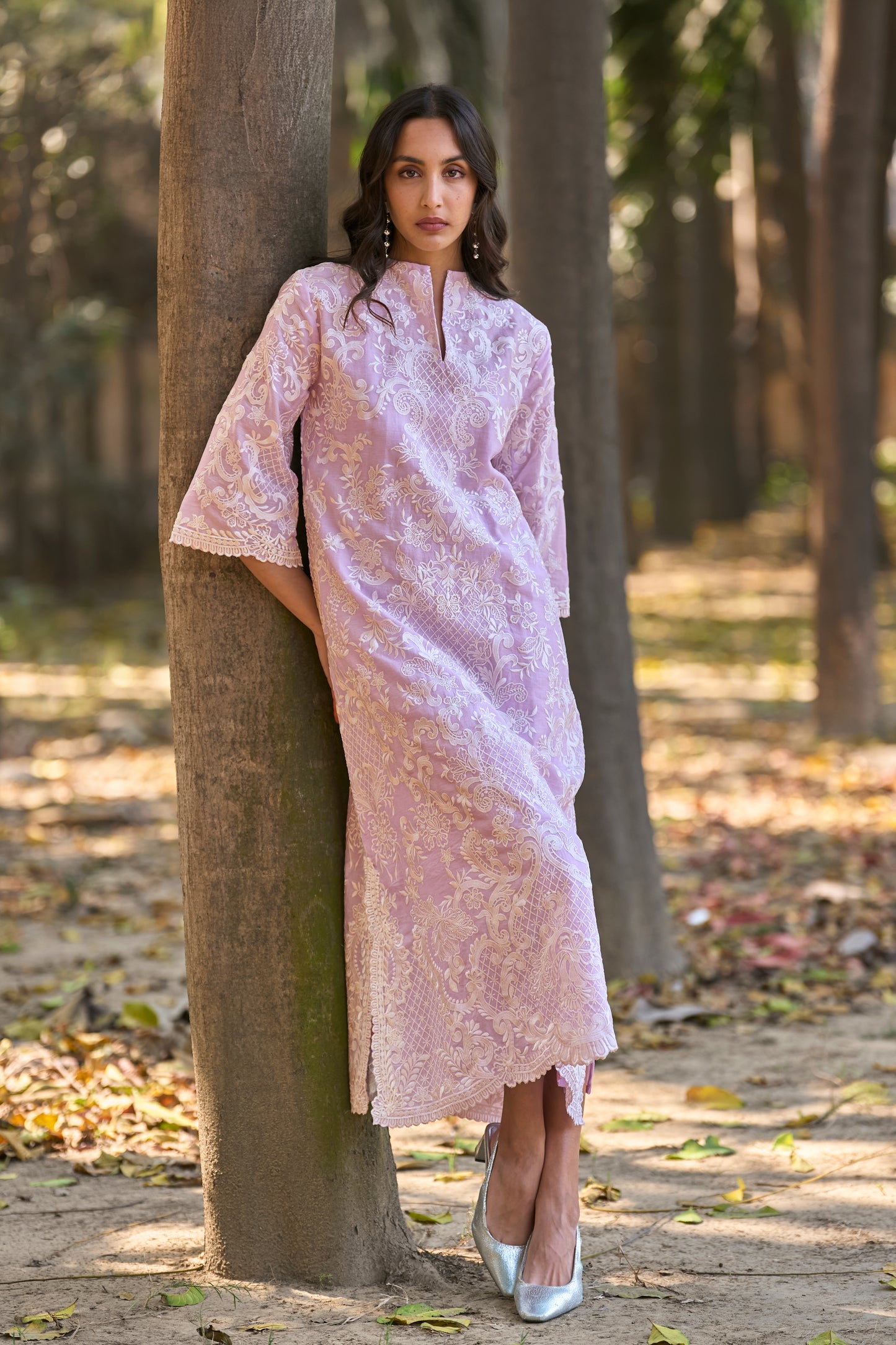 BAROQUE EMBROIDERED DRESS