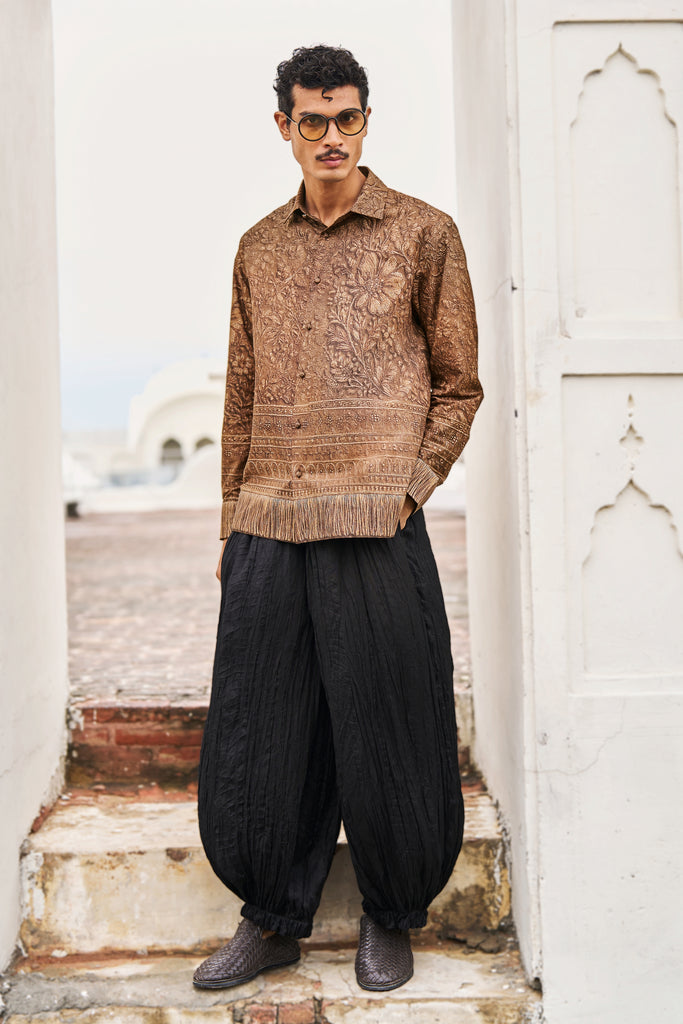 CRUSHED CRINKLED PANT dash and dot