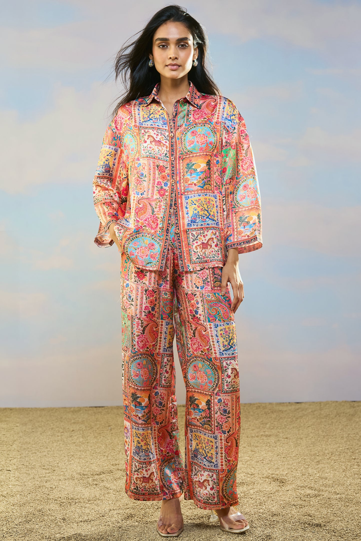 ORNAMENTAL PRINT SHIRT