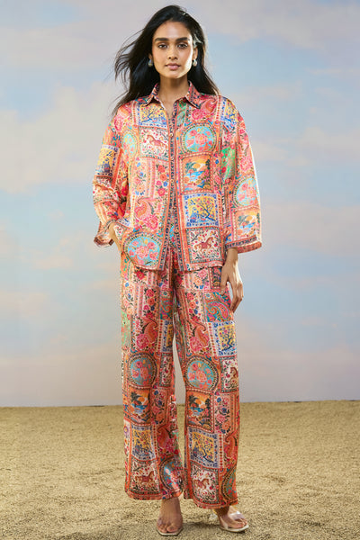 ORNAMENTAL PRINT SHIRT