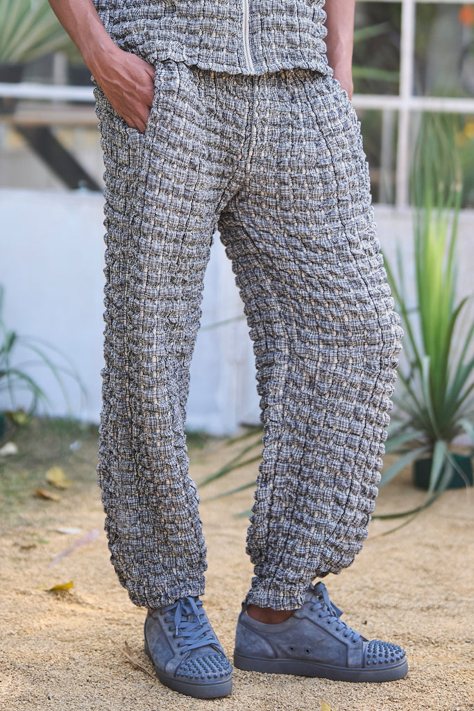 BUBBLE JACQUARD KNIT PANT dash and dot
