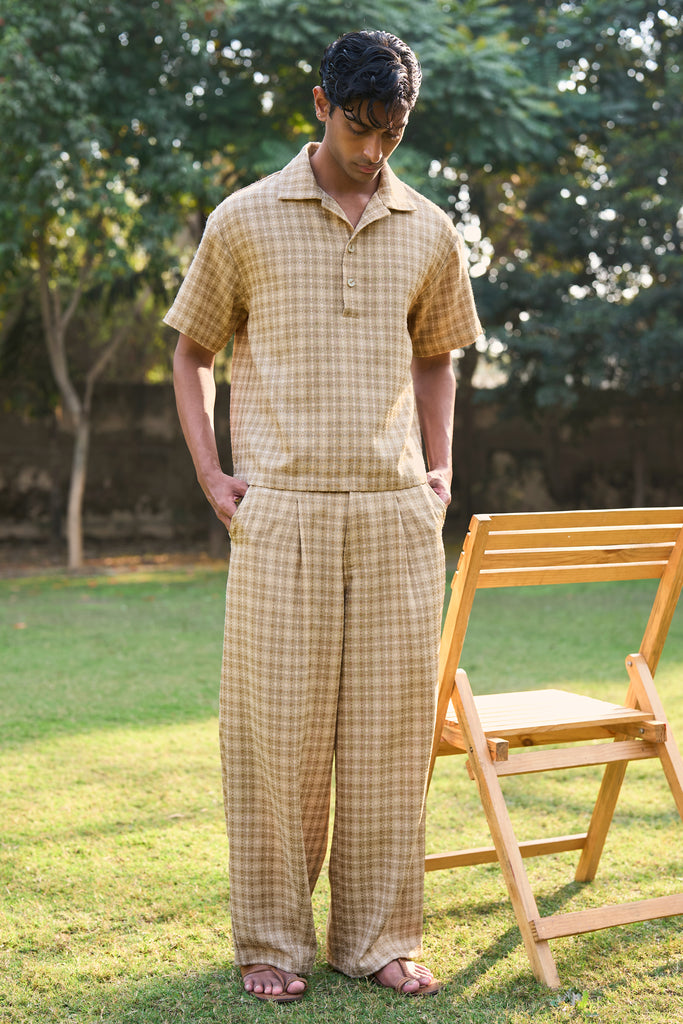 TEXTURED WEAVE PANT dash and dot