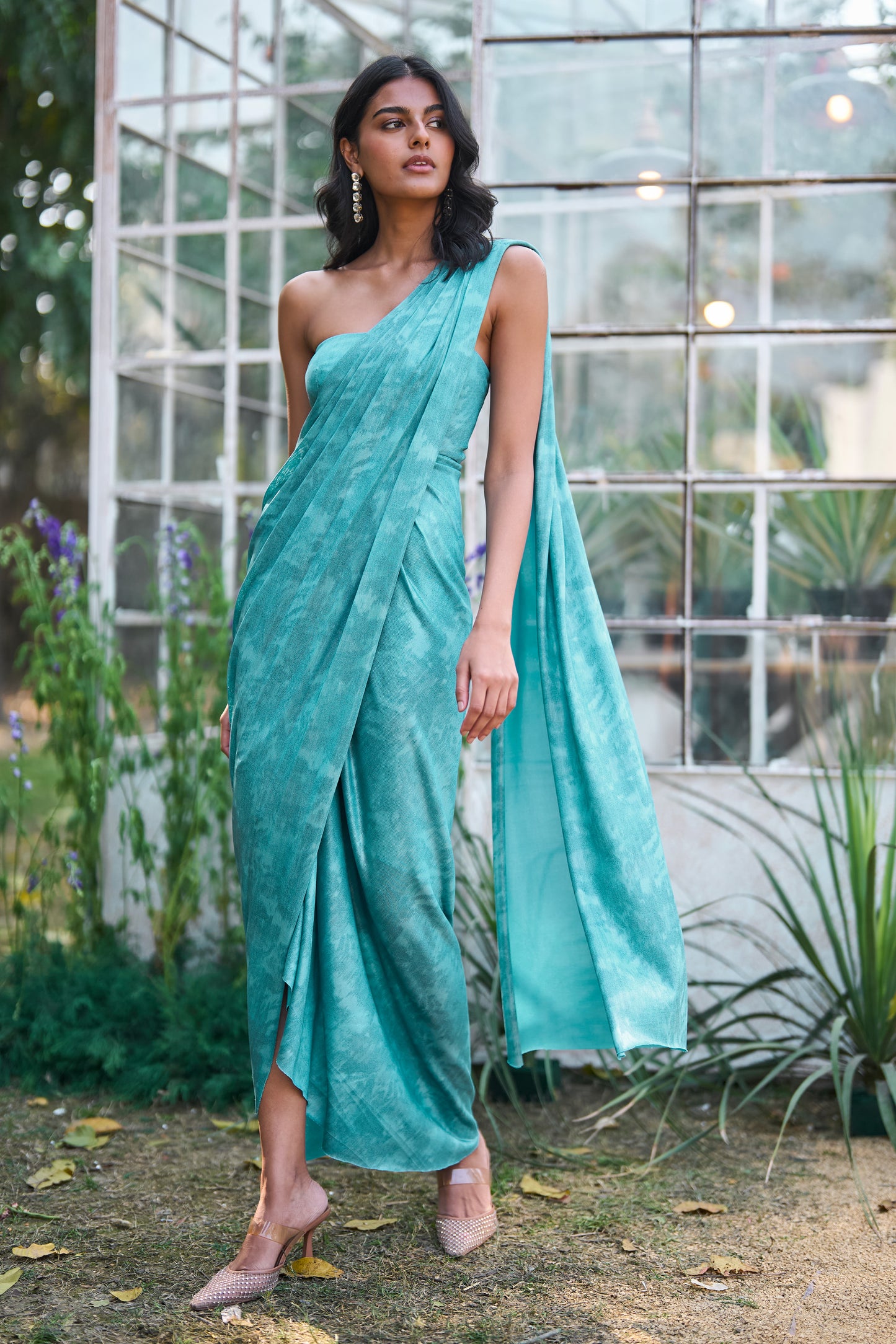 SARI DRAPE GOWN