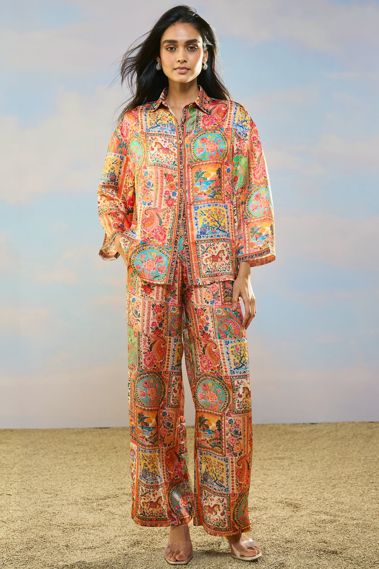 ORNAMENTAL PRINT SHIRT