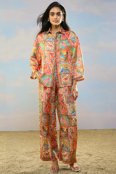 ORNAMENTAL PRINT SHIRT