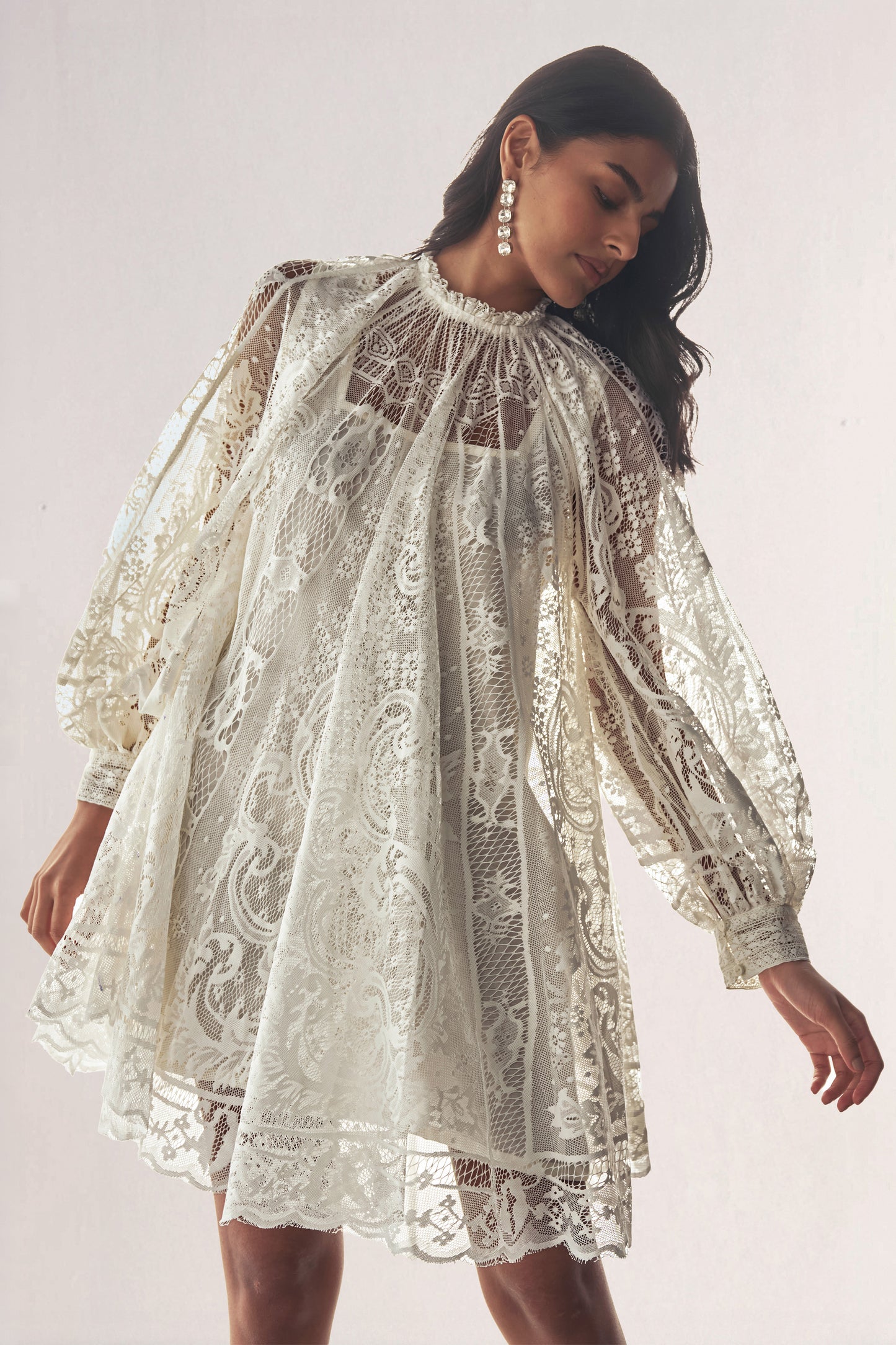 LACE A-LINE MINI