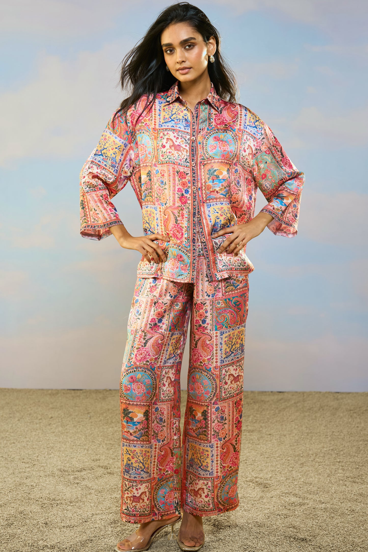 ORNAMENTAL PRINT PANT