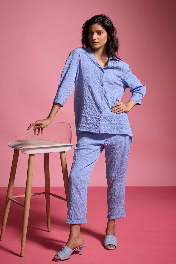 CRINKLE TEXTURED PANT - dash and dot dash and dot