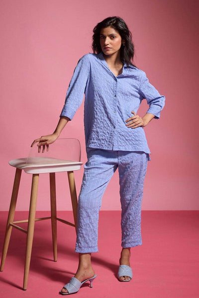 CRINKLE TEXTURED PANT - dash and dot