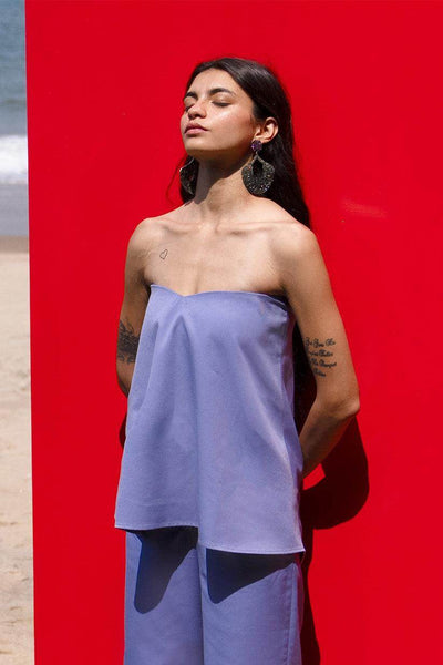 OFF SHOULDER LAVENDER TOP - dash and dot