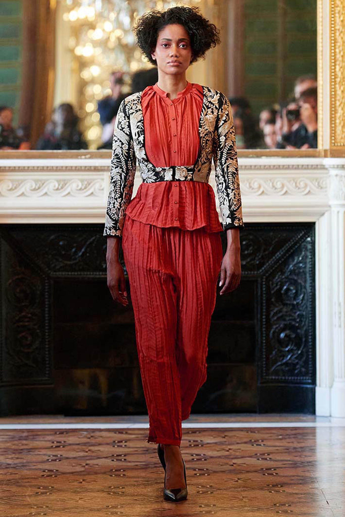 RUST CRUSHED SET - dash and dot dash and dot