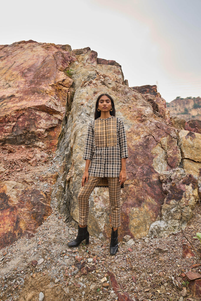 BROCADE HOUNDSTOOTH SET - dash and dot dash and dot