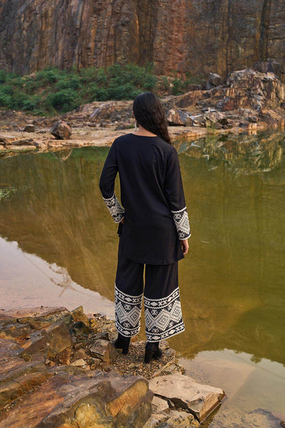 JACQUARD CUFF SET - dash and dot