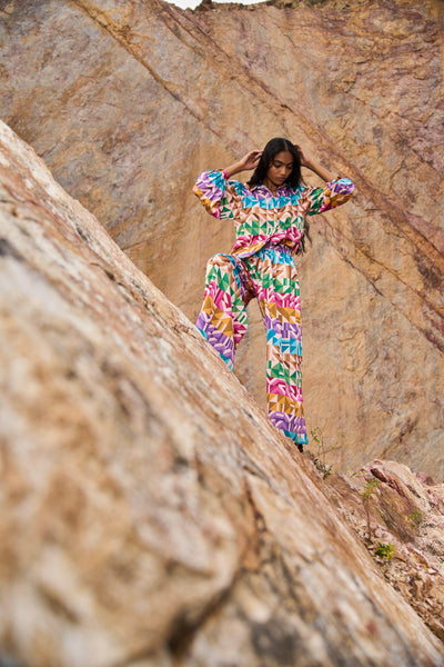 MULTICOLOUR MOTIF STRIPE SET - dash and dot