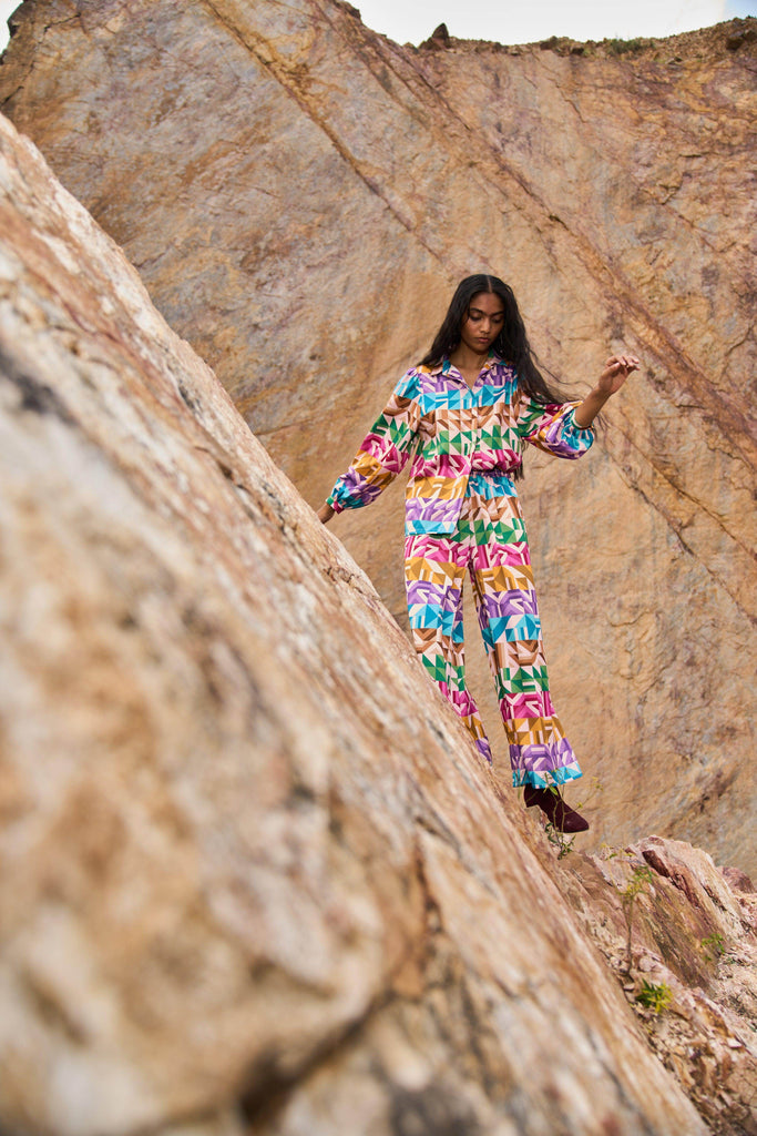 MULTICOLOUR MOTIF STRIPE SET - dash and dot dash and dot