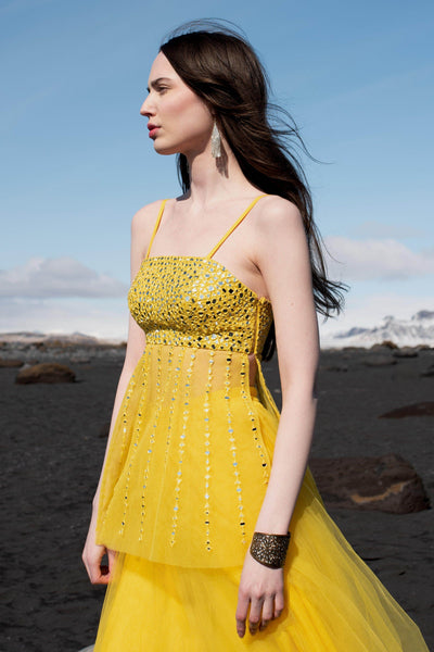 SUNFLOWER YELLOW TULLE SKIRT - dash and dot