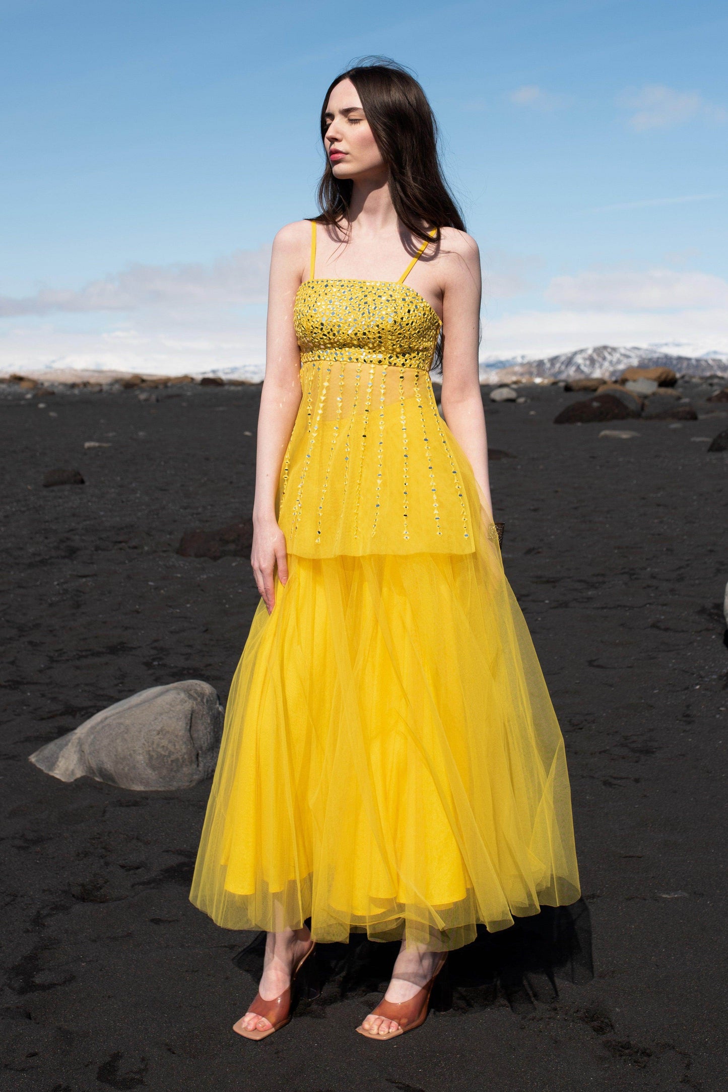 MIRROR MAXI SKIRT SET - dash and dot