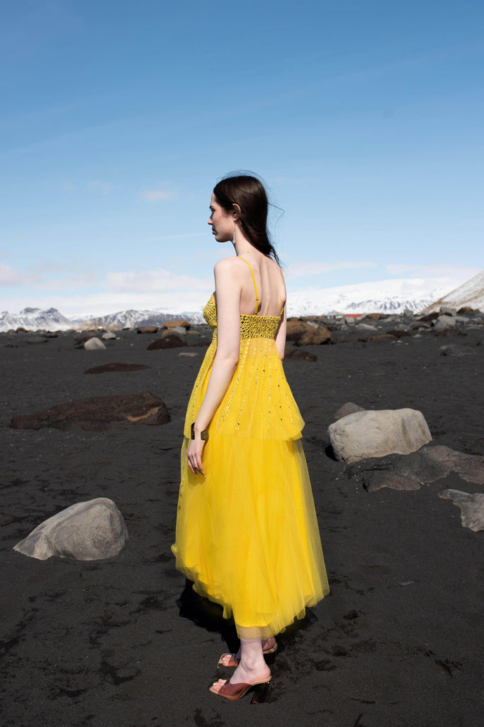 SUNFLOWER YELLOW TULLE SKIRT - dash and dot dash and dot