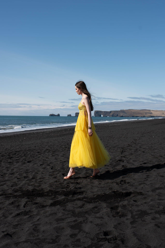 SUNFLOWER YELLOW TULLE SKIRT - dash and dot dash and dot