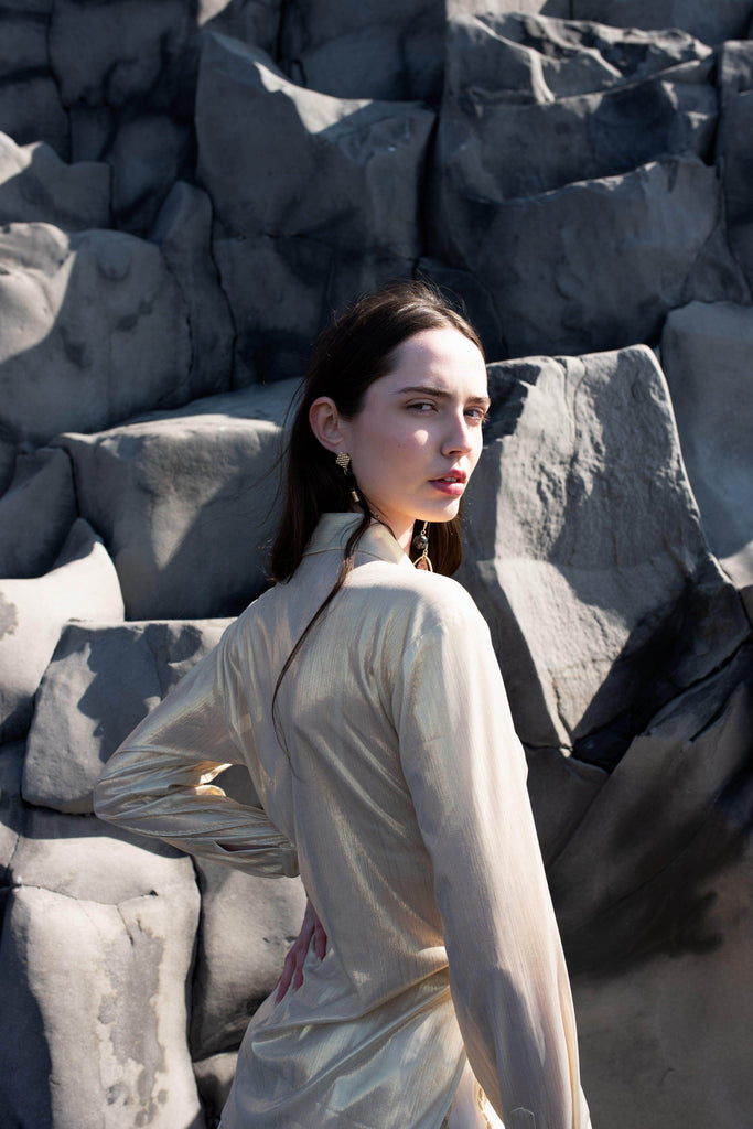 GOTA EMBROIDERED MAXI SKIRT - dash and dot dash and dot