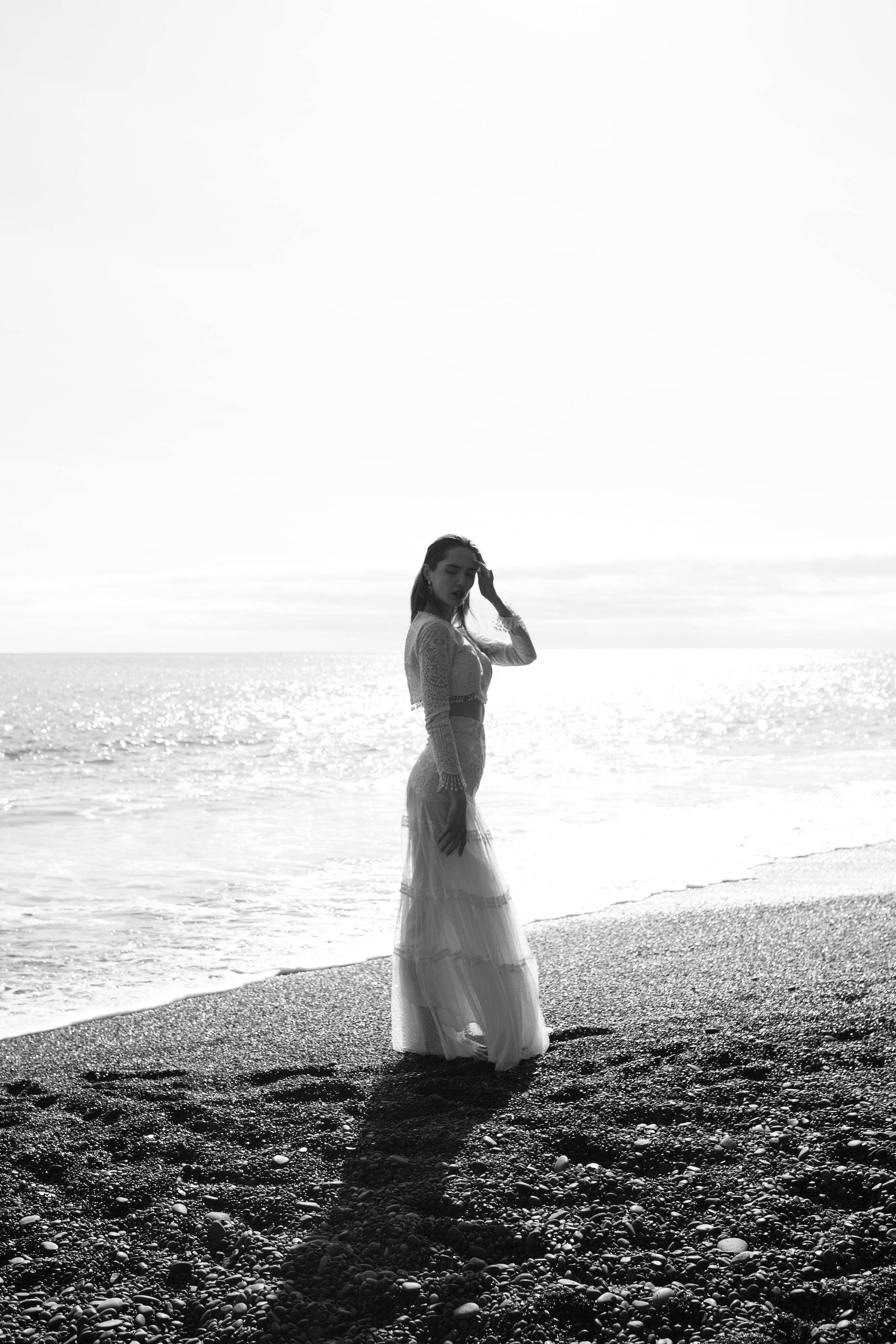 WHITE ON WHITE EMBROIDERED FLARED SKIRT SET - dash and dot