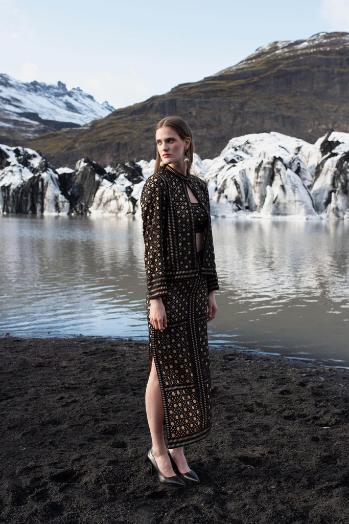 CANING CUTWORK 3 PIECE SET - dash and dot dash and dot