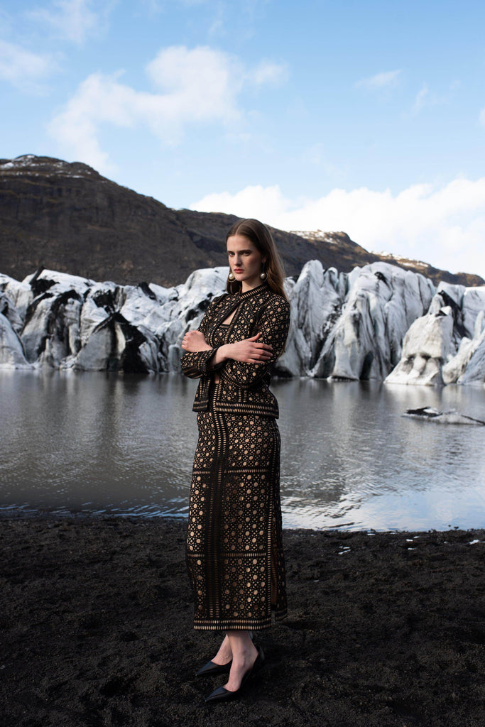 CANING CUTWORK 3 PIECE SET - dash and dot dash and dot