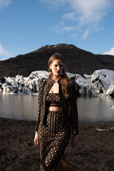 CANING CUTWORK 3 PIECE SET - dash and dot