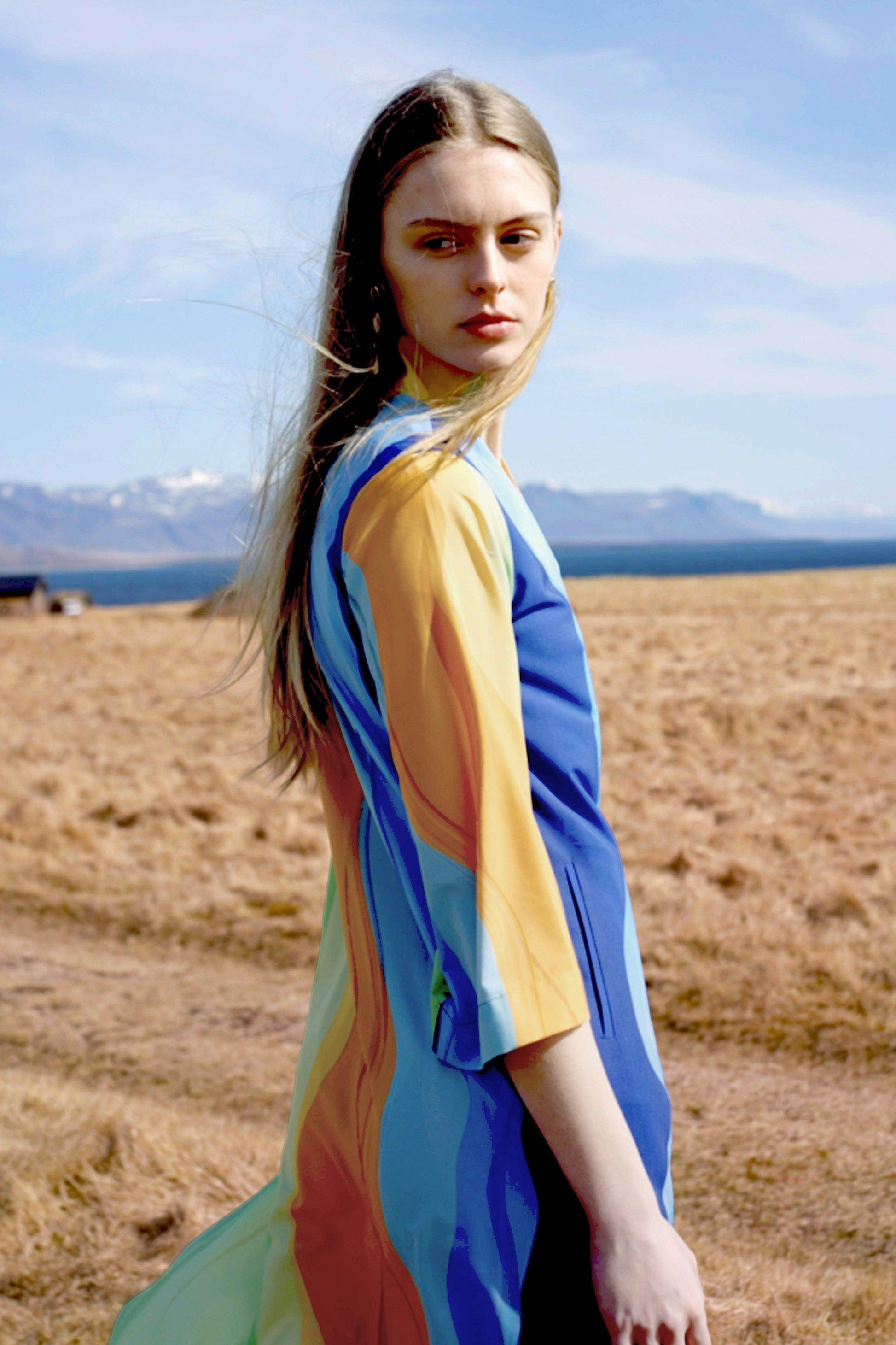 WATERCOLOUR PRINTED PANT SET - dash and dot