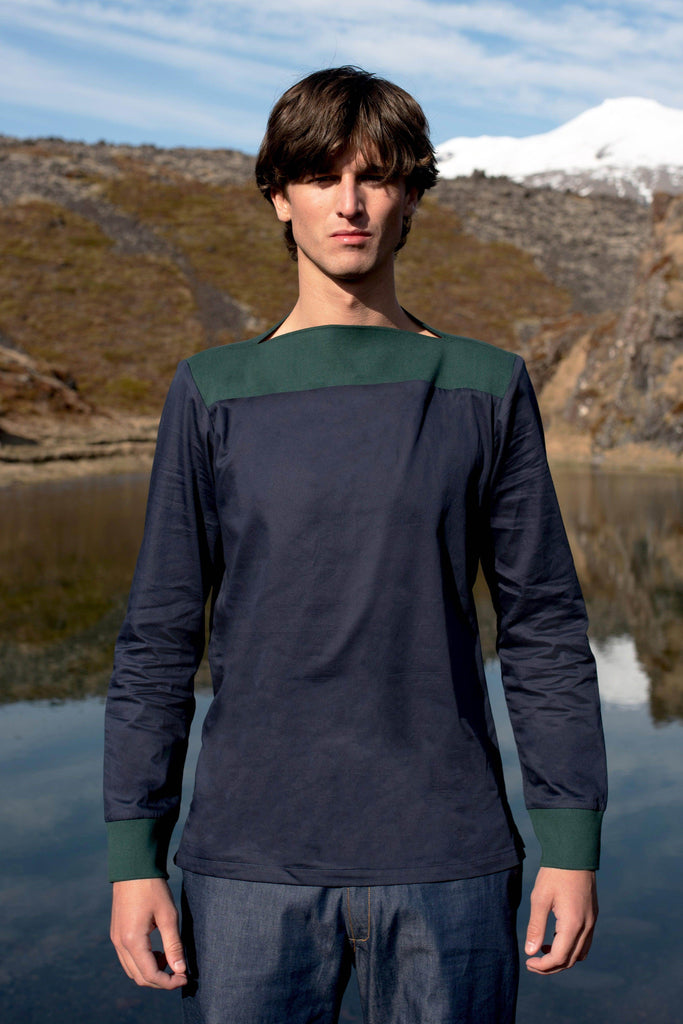 BOAT NECK SHIRT - dash and dot dash and dot