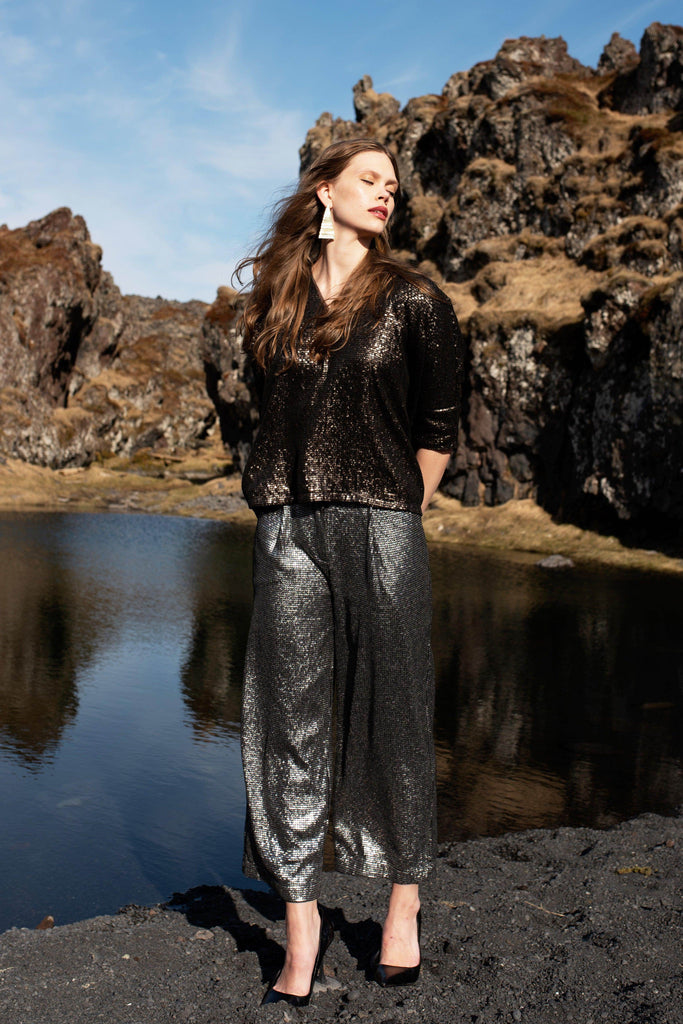 SEQUIN PANT SET - dash and dot dash and dot