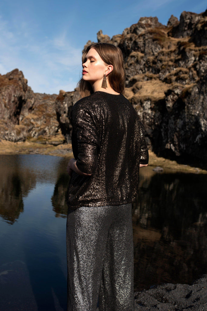 SEQUIN BOXY TOP - dash and dot dash and dot