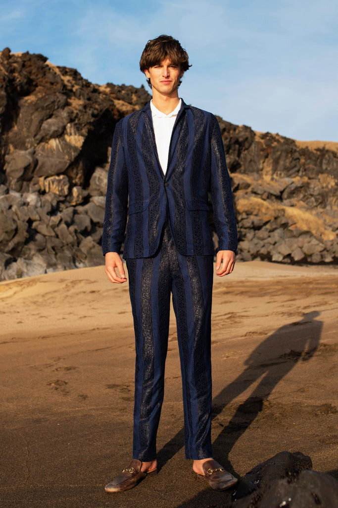 BLUE LACE SUIT - dash and dot dash and dot