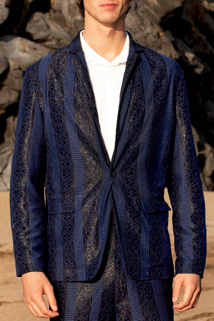 BLUE LACE SUIT - dash and dot dash and dot