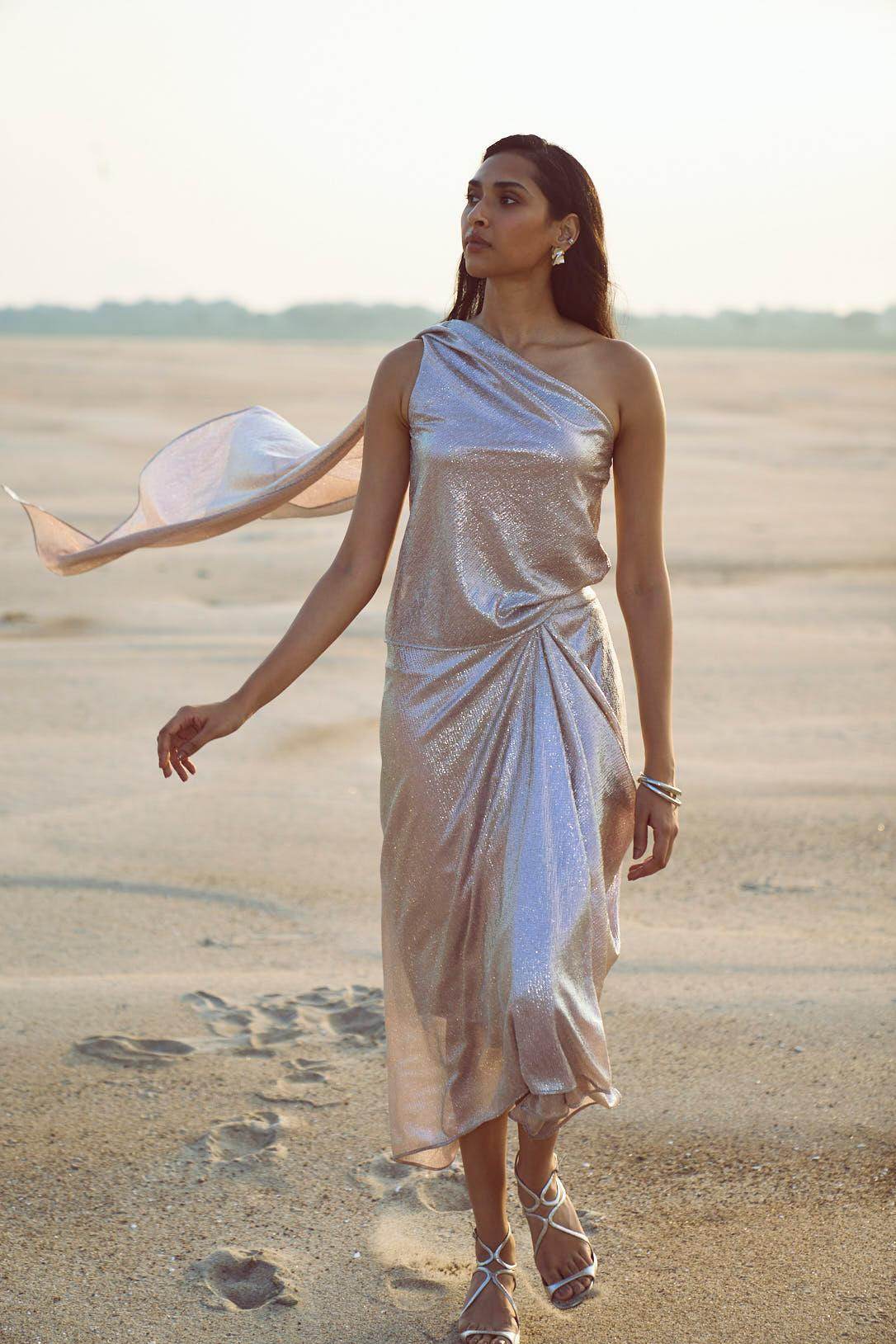 SHIMMER WRAPPED SKIRT - dash and dot