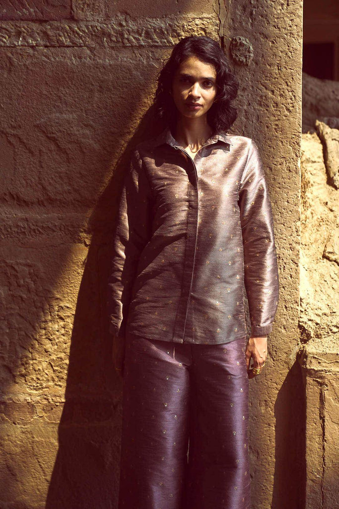 BROCADE SHIRT & PANT SET - dash and dot dash and dot