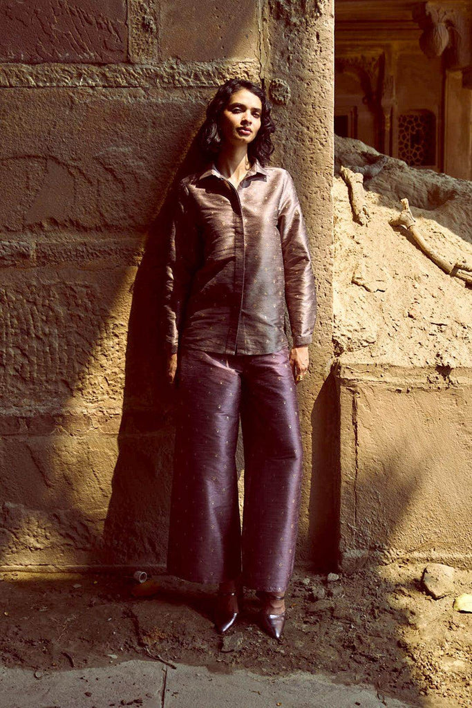 BROCADE SHIRT & PANT SET - dash and dot dash and dot