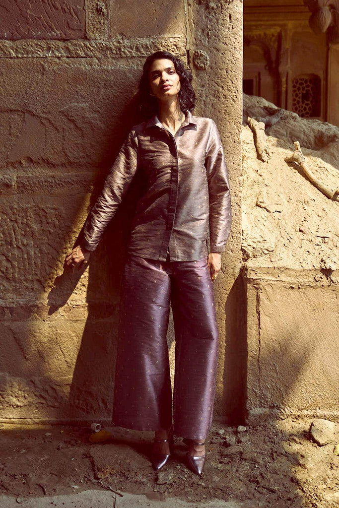 BROCADE SHIRT & PANT SET - dash and dot dash and dot