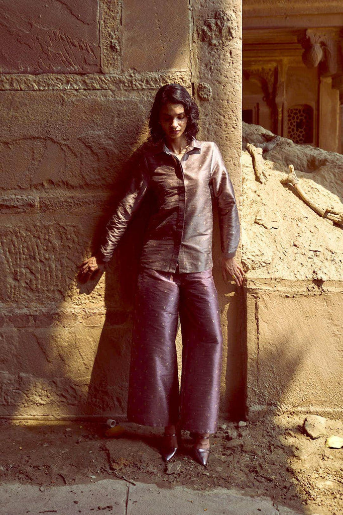 BROCADE SHIRT & PANT SET - dash and dot dash and dot