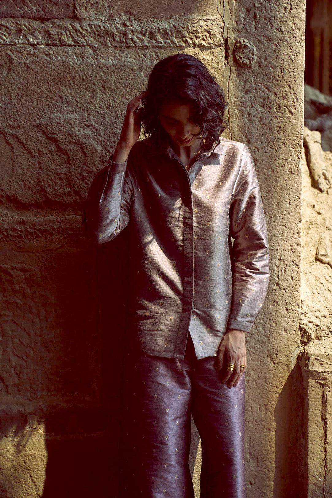 BROCADE SHIRT & PANT SET - dash and dot